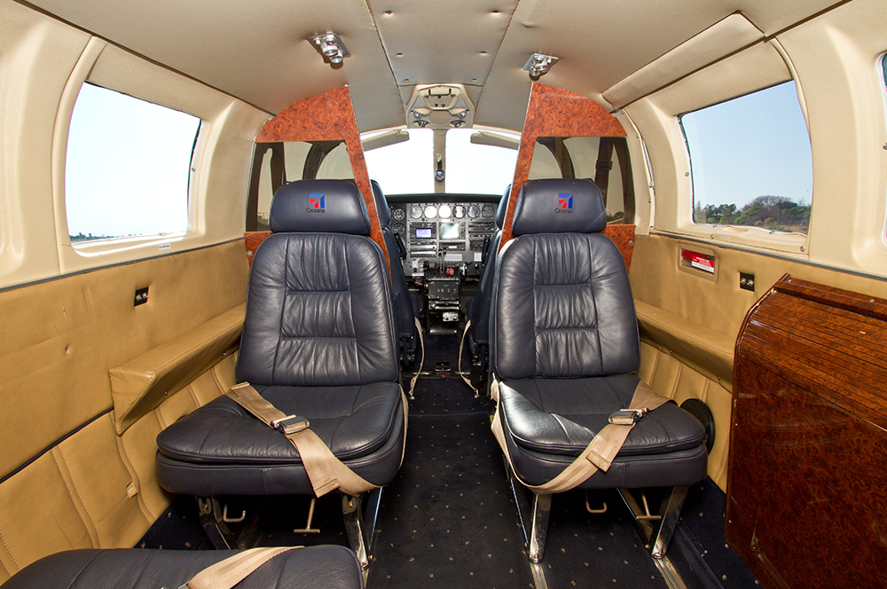 Cessna 402C Interior